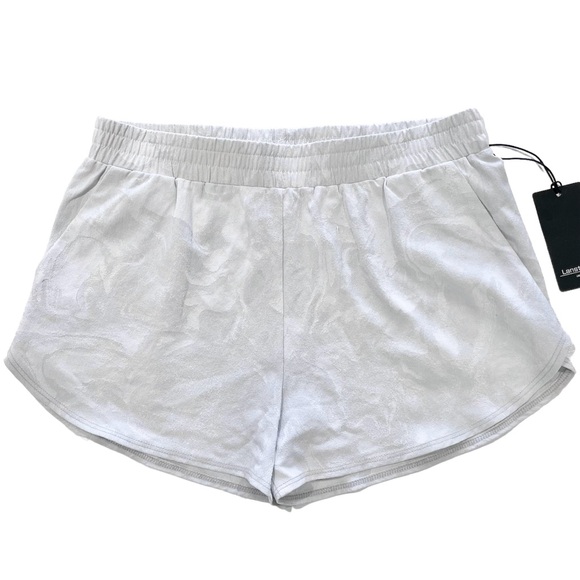 New Lanston Sport Curved Hem Shorts Grey Sample Size / Size Small - Picture 1 of 12